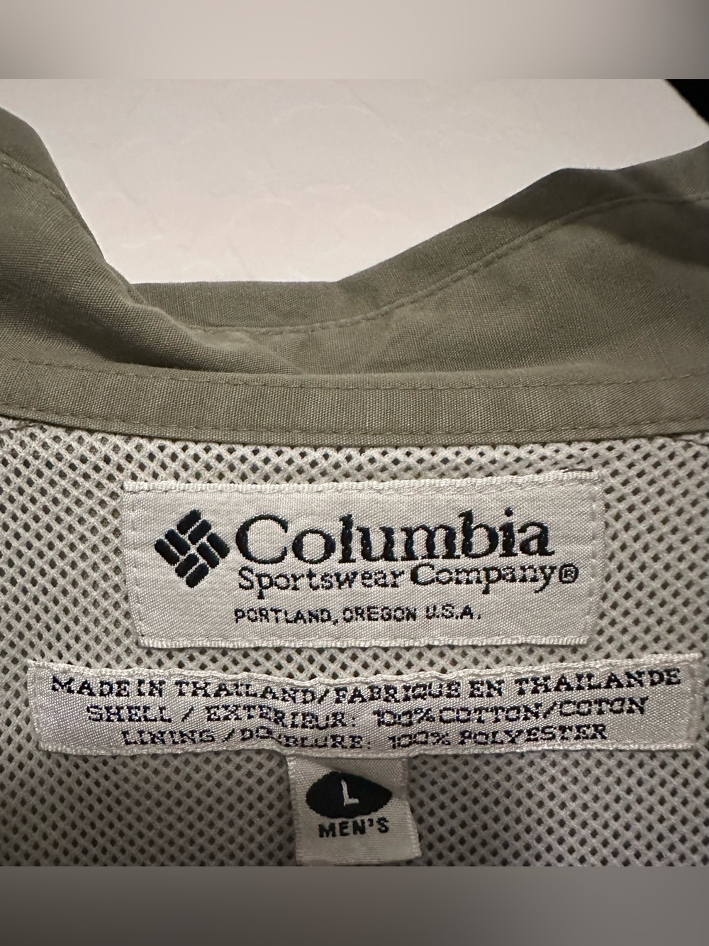 Columbia Men's Long-Sleeve Shirt - Olive - Picture 3 of 6